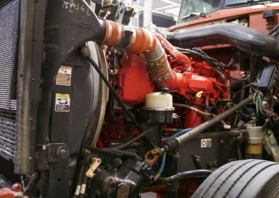 this image shows truck engine repair in Augusta, Georgia